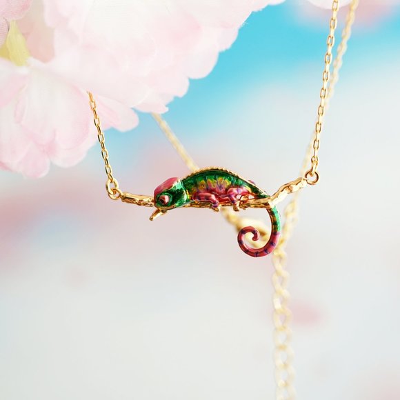 BNW Bill skinner chameleon necklace - Picture 10 of 13